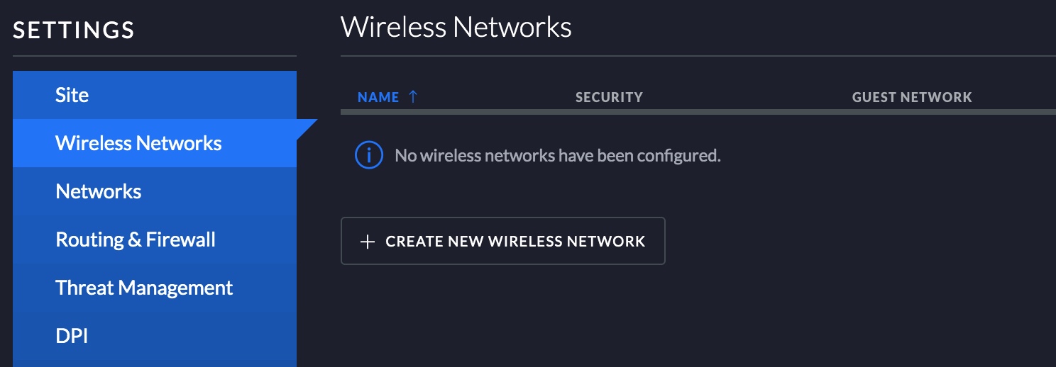 Add wireless network